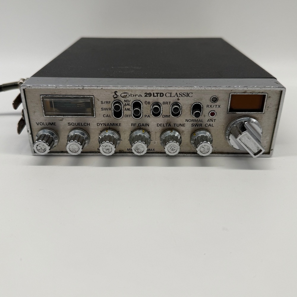 Cobra 29 LTD Classic CB Radio Mobile Transceiver Silver Black 40 Channel 1993